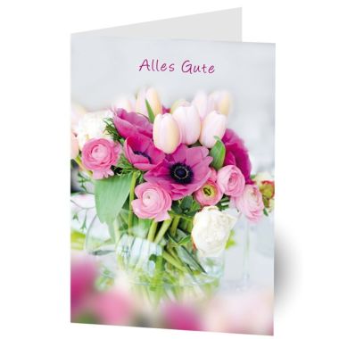 Grußkarte "Alles Gute"